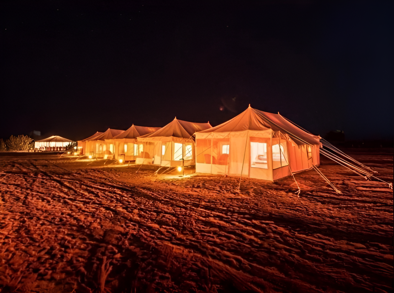 desert camps in Jaisalmer Night