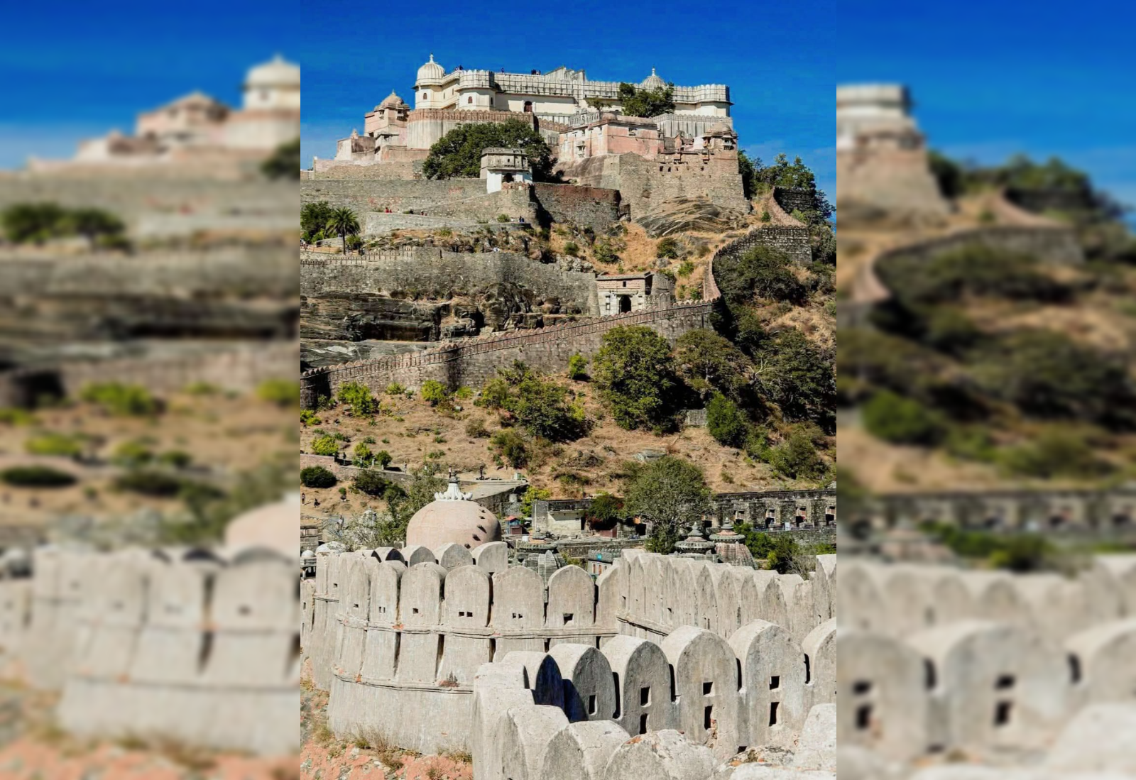 Kumbhalgarh Fort scenic wall